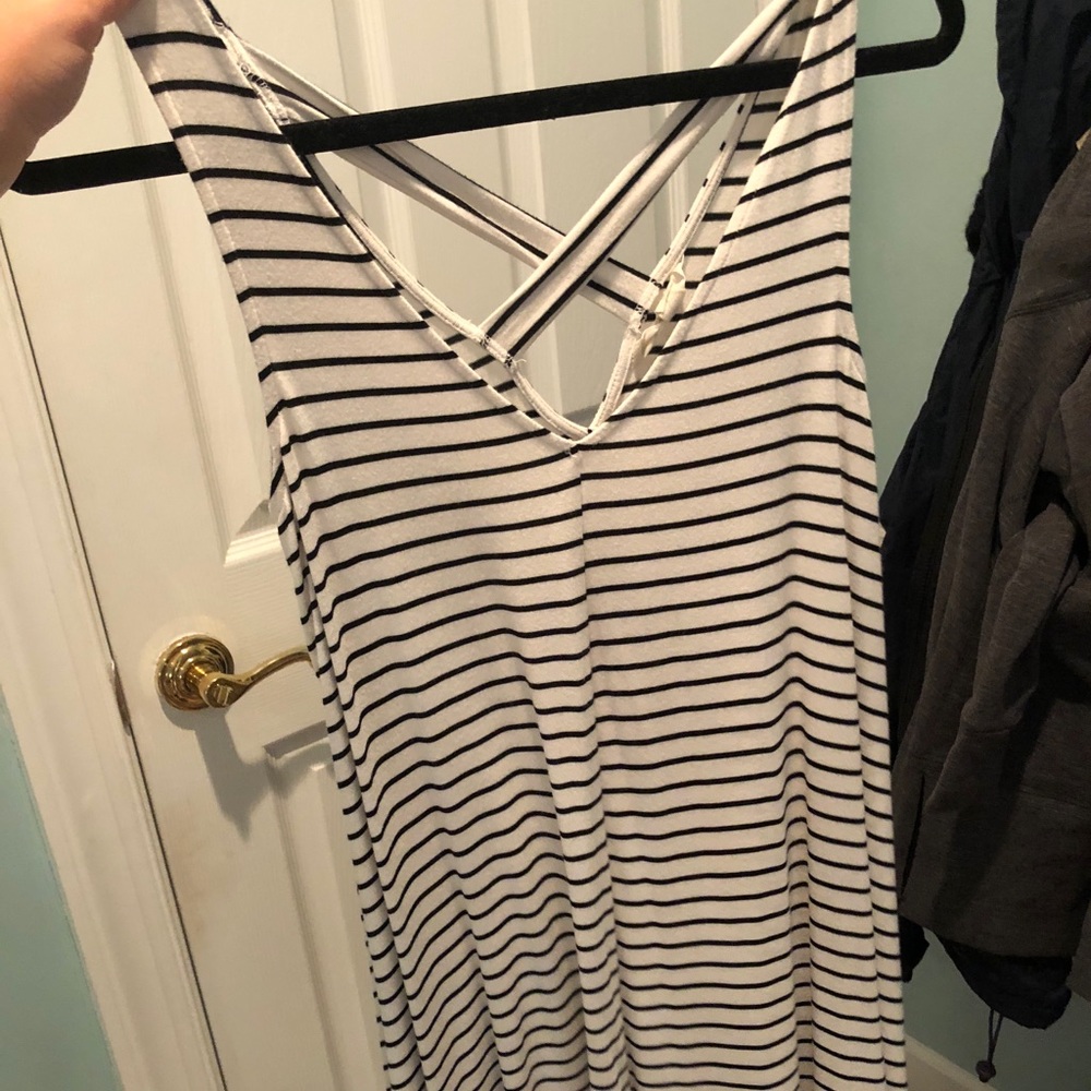 American eagle striped comfy dress